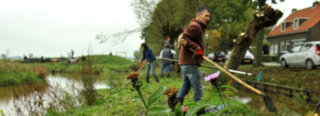 Werkdag op Natuur-ei-land